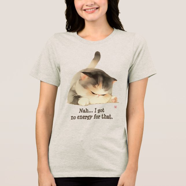 Camiseta Triblenda No Tengo Energía (Anverso)