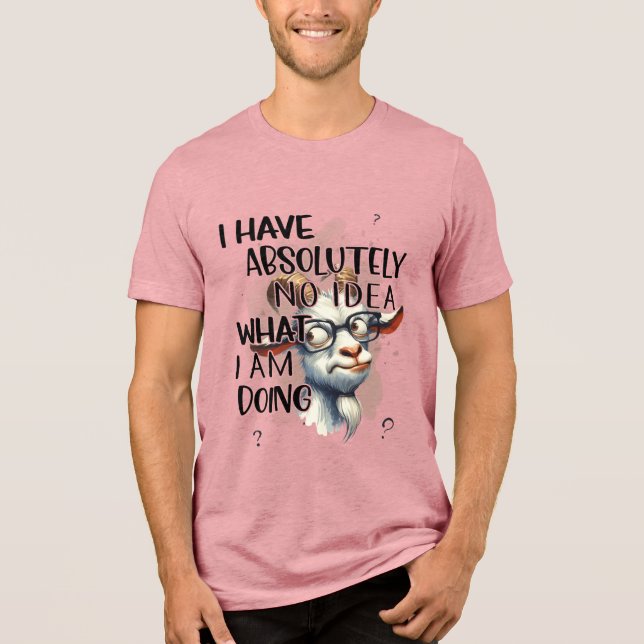 Camiseta Triblenda No Tengo Idea De Cabra (Anverso)