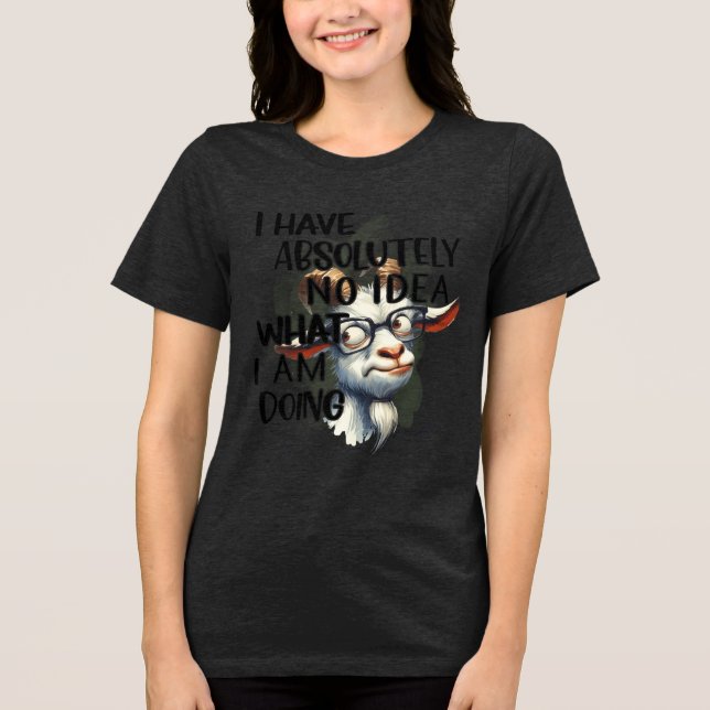 Camiseta Triblenda No Tengo Idea De Cabra (Anverso)