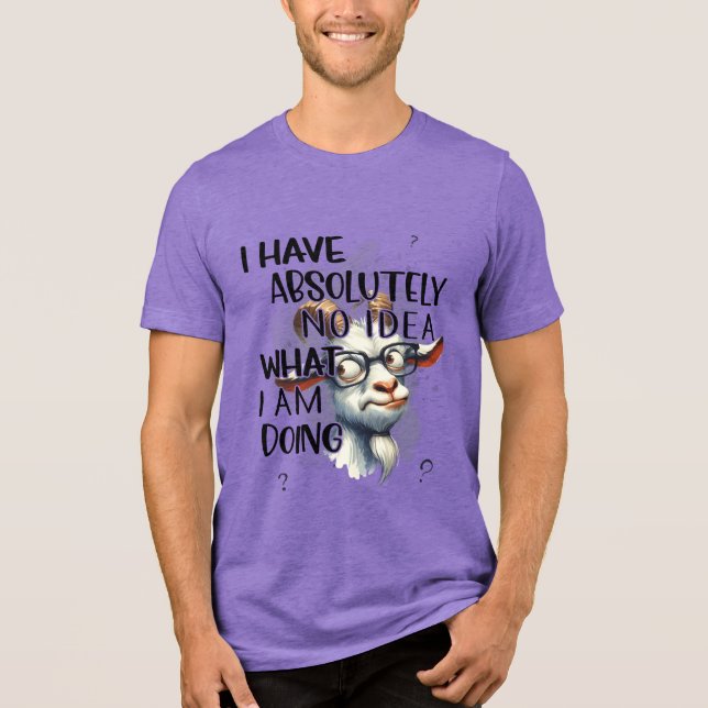 Camiseta Triblenda No Tengo Idea De Cabra (Anverso)