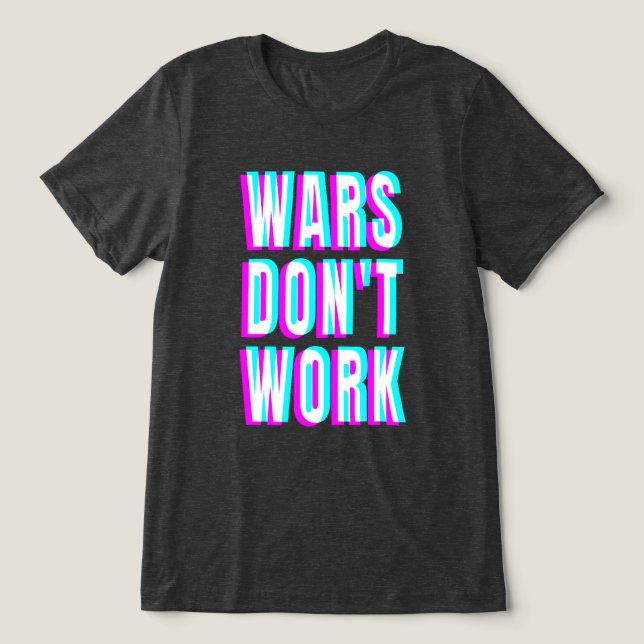 Camiseta Triblenda No trabajes (Diseño delantero )