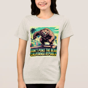 Camiseta Triblenda No vomiten el oso - Mujeres de la República de Cal