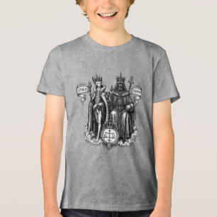 Camiseta Triblenda Nobleza Goética Príncipe Stolas y Rey Paimon