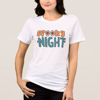 Camiseta Triblenda Noche espeluznante feliz Halloween