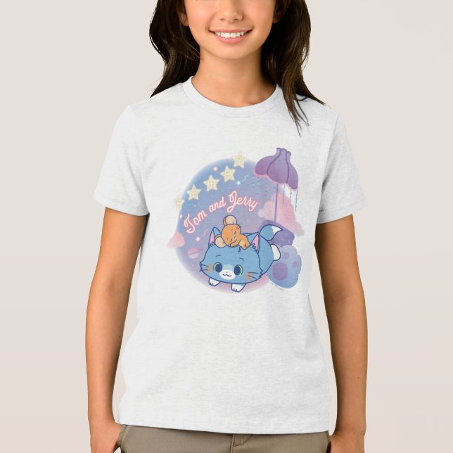 Camiseta Triblenda Noches de Anime Tom y Jerry Dreamy (Anverso)