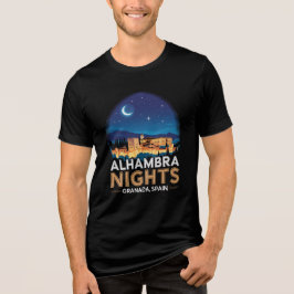 Camiseta Triblenda Noches de la Alhambra - Granada España Viaje Arte