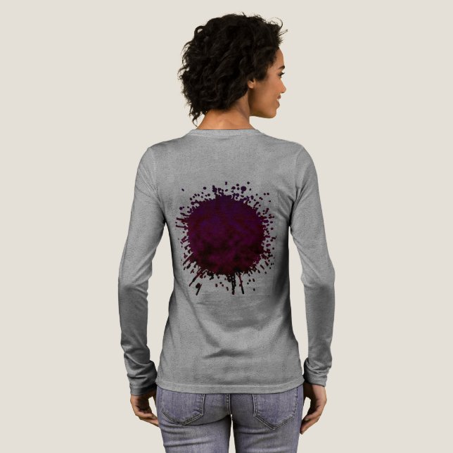 Camiseta Triblenda Nocturne Bloom (Reverso Completo )