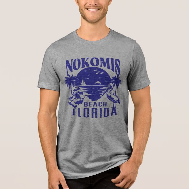 Camiseta Triblenda Nokomis Beach Florida Shirt (Anverso)