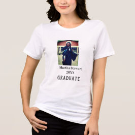 Camiseta Triblenda nombre año clase universidad foto de graduación si