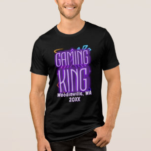 Camiseta Triblenda Nombre de fecha de ubicación del juego del persona