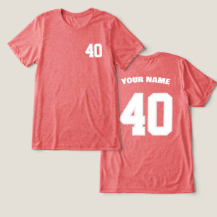 Camiseta Triblenda Nombre de jugador personalizado Número Deportes