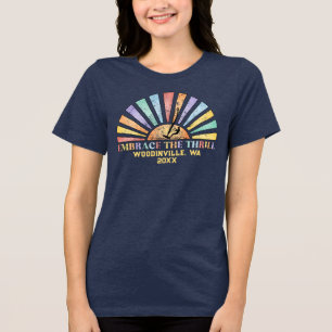 Camiseta Triblenda Nombre de la fecha de la ubicación del personaliza