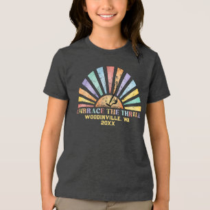 Camiseta Triblenda Nombre de la fecha de la ubicación del personaliza