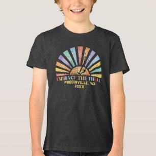 Camiseta Triblenda Nombre de la fecha de la ubicación del personaliza