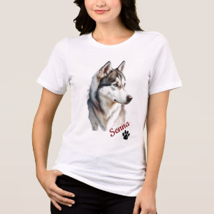 Camiseta Triblenda Nombre de tipografía moderna simple y genial para