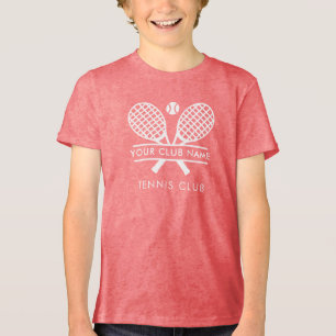 Camiseta Triblenda Nombre de tu equipo de club de tenis personalizado