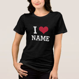 Camiseta Triblenda Nombre del corazón