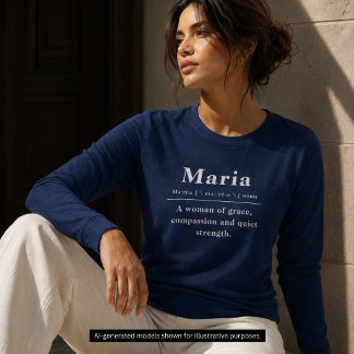 Camiseta Triblenda Nombre del Diccionario Significado Definición Muje