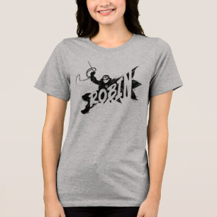 Camiseta Triblenda Nombre del pincel de lápiz Robin