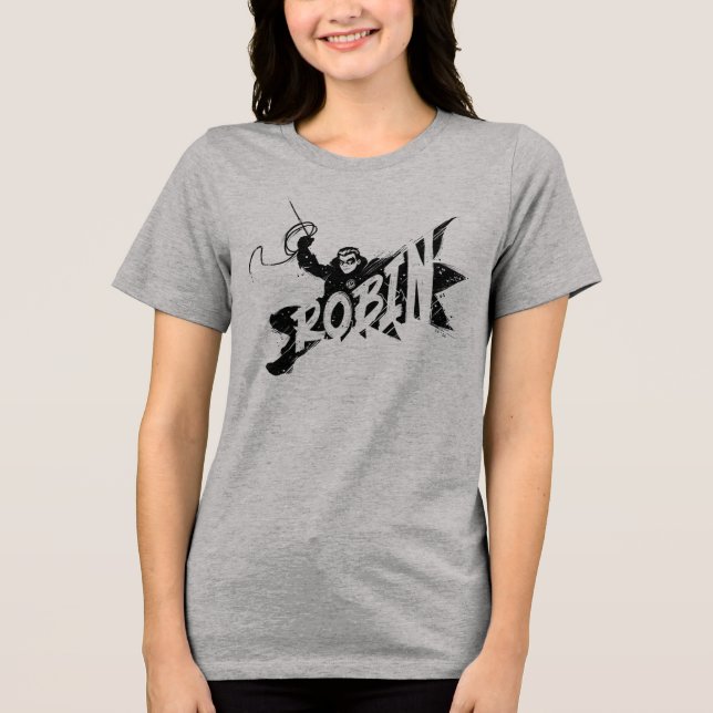 Camiseta Triblenda Nombre del pincel de lápiz Robin (Anverso)