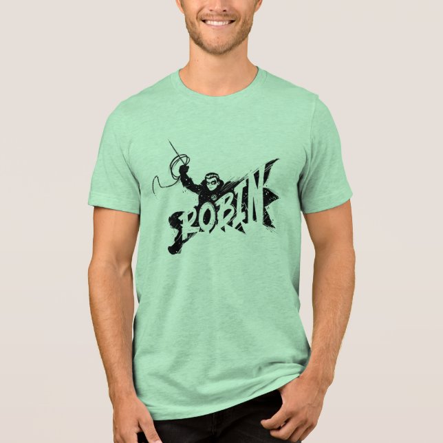 Camiseta Triblenda Nombre del pincel de lápiz Robin (Anverso)