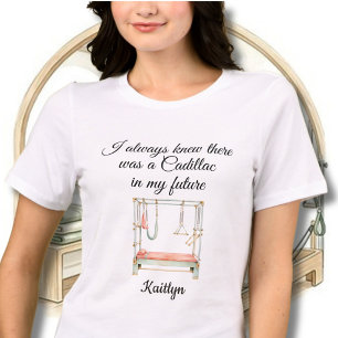 Camiseta Triblenda Nombre divertido y elegante Cadillac de Pilates co