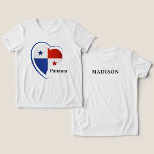 Camiseta Triblenda Nombre personalizado Amor Panamá