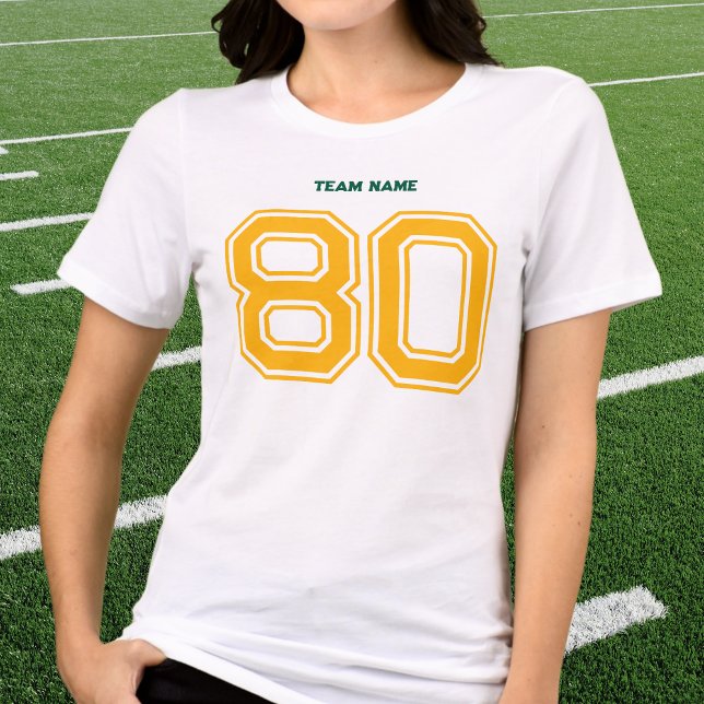 Camiseta Triblenda Nombre personalizado del equipo de deportes verdes (Subido por el creador)