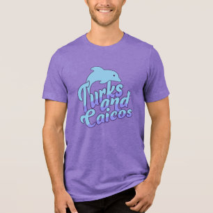 Camiseta Triblenda Nombre personalizado delfín de Turcas y Caicos