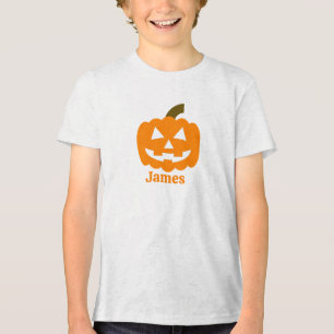 Camiseta Triblenda Nombre personalizado Jack 'O' Lantern Halloween