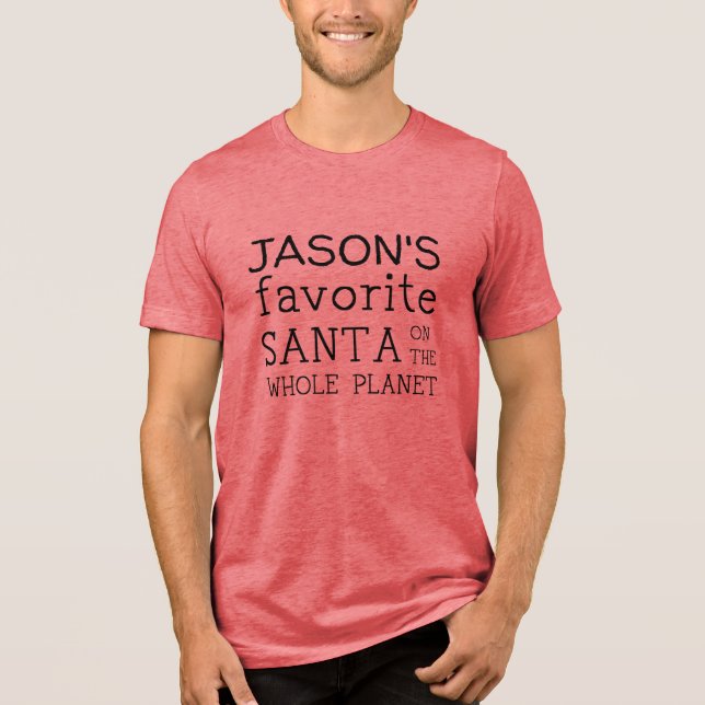 Camiseta Triblenda Nombre personalizado Navidades divertidos Fiesta d (Anverso)