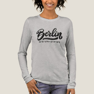 Camiseta Triblenda Nombre personalizado / Texto Berlín Alemania Coord