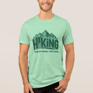 Camiseta Triblenda Nombre personalizado y texto de senderismo