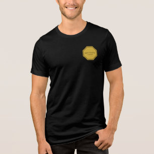 Camiseta Triblenda Nombre personalizado y título de trabajo Impresión