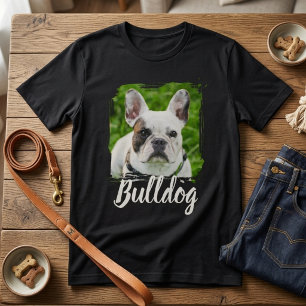 Camiseta Triblenda Nombre y foto de tipografía moderna simple para ma