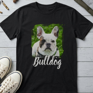 Camiseta Triblenda Nombre y foto de tipografía moderna simple para ma
