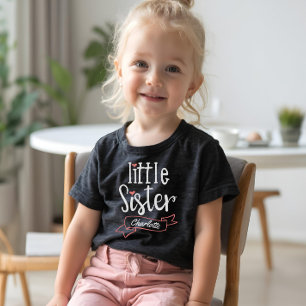 Camiseta Triblenda Nombre y monograma de la Invitación del bebé de la