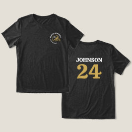 Camiseta Triblenda Nombre y número personalizados del casco de fútbol