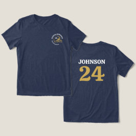 Camiseta Triblenda Nombre y número personalizados del casco de fútbol