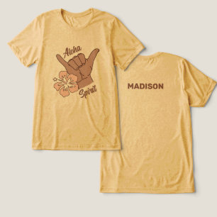 Camiseta Triblenda Nombre y ubicación personalizados Shaka
