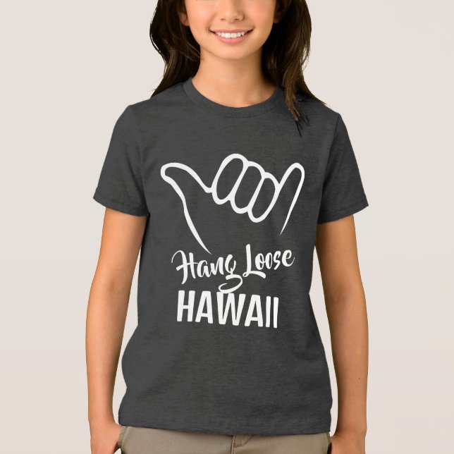 Camiseta Triblenda Nombre y ubicación personalizados Shaka (Anverso)