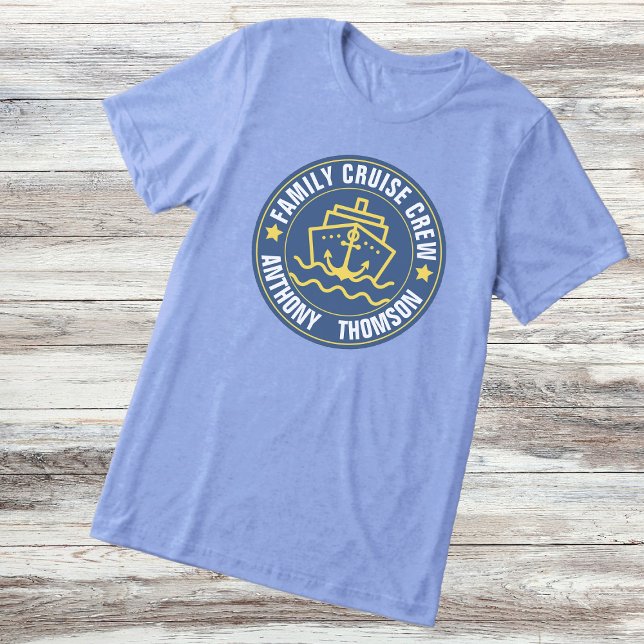 Camiseta Triblenda Nombres de adultos y niños de viaje de crucero que (Subido por el creador)