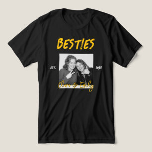 Camiseta Triblenda Nombres de Mejores Amigas y Año en Foto Personaliz
