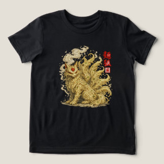 Camiseta Triblenda Noodle Kitsune – Japanese Fox Spirit Made of Ramen