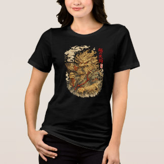 Camiseta Triblenda Noodle Tengu – Monstruo Mitológico Japonés Hecho d