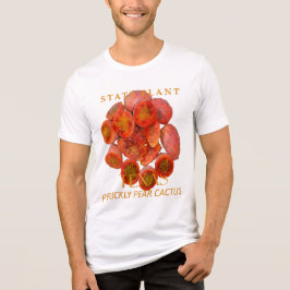 Camiseta Triblenda Nopal de Texas Territory Planta Prickly Pear Cactu