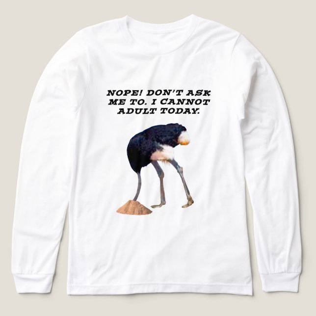 Camiseta Triblenda Nope! Tri-Blend Shirt (Diseño frontal)