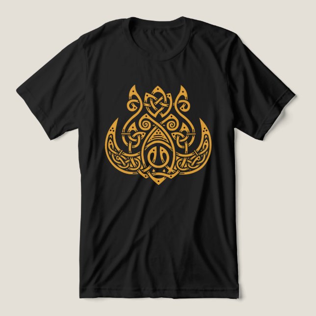 Camiseta Triblenda Norse Boar (Diseño delantero )