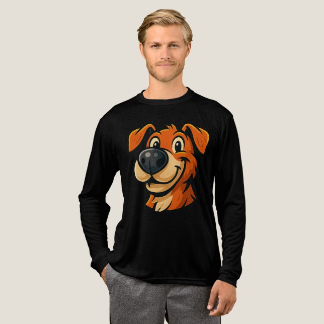 Camiseta Triblenda Nose Boop Champion | Cute Dog Lover (Anverso Completo)