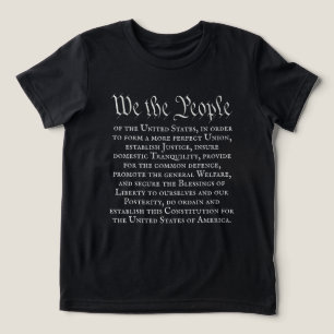 Camiseta Triblenda Nosotros el Pueblo Preámbulo de la Constitución Co
